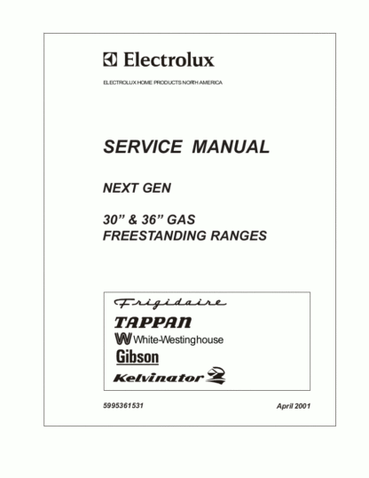 Frigidaire Food Warmer Service Manual 08