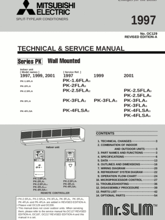 Mitsubishi Air Conditioner Service Manual 35