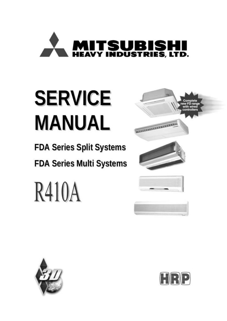 Mitsubishi MHI Air Conditioner Service Manual For FDA Models
