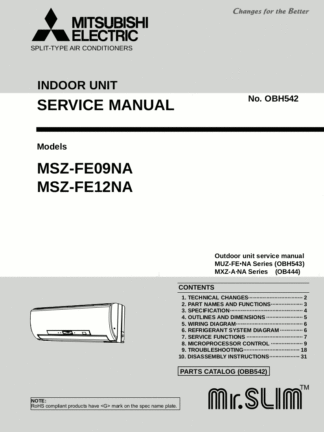 Mitsubishi Air Conditioner Service Manual 53