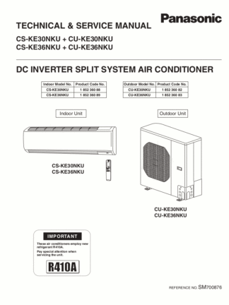 Panasonic Air Conditioner Service Manual 111