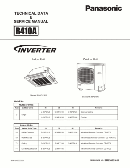 Panasonic Air Conditioner Service Manual 48