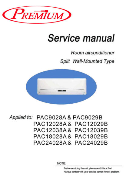 Premium Air Conditioner Service Manual 01