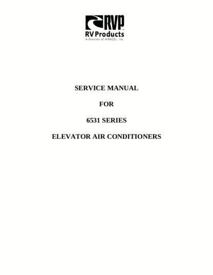 RVP Air Conditioner Service Manual 02