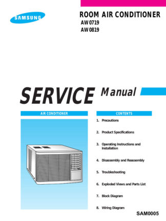 Samsung Air Conditioner Service Manual