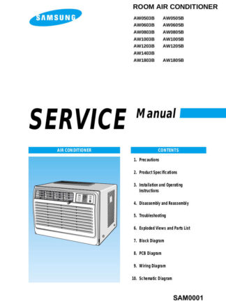 Samsung Air Conditioner Service Manual 05