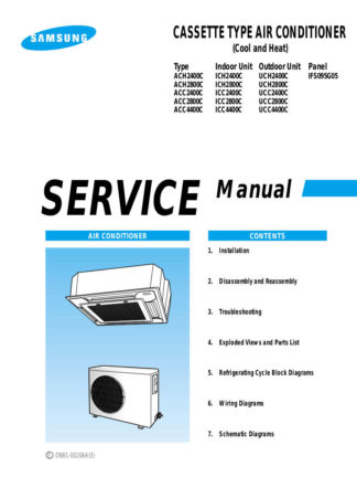 Samsung Air Conditioner Service Manual 09