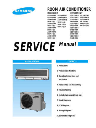 Samsung Air Conditioner Service Manual 11