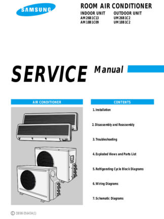 Samsung Air Conditioner Service Manual 12