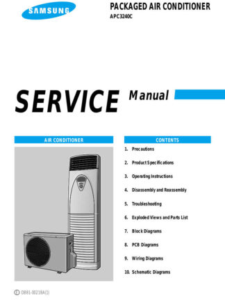 Samsung Air Conditioner Service Manual 19