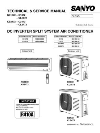 Sanyo Air Conditioner Service Manual 06