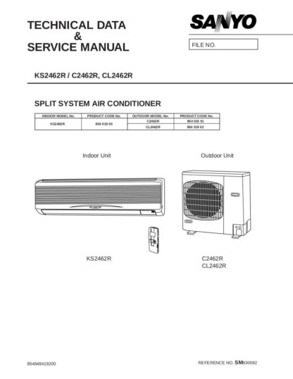 Sanyo Air Conditioner Service Manual 08