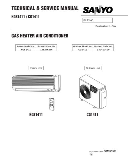 Sanyo Air Conditioner Service Manual 38