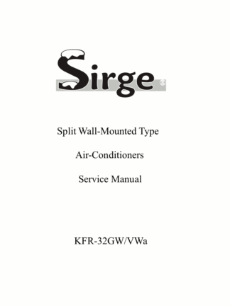 Sirge Air Conditioner Service Manual 02