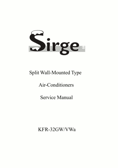 Sirge Air Conditioner Service Manual 02