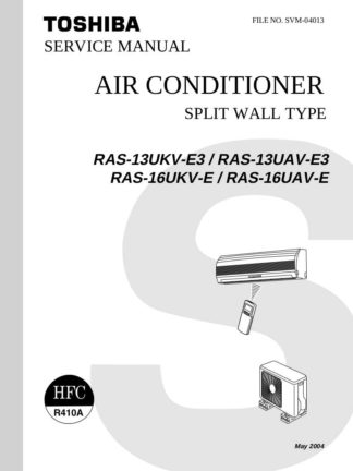 Toshiba Air Conditioner Service Manual 01