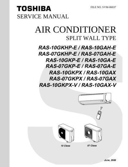 Toshiba Air Conditioner Service Manual 10