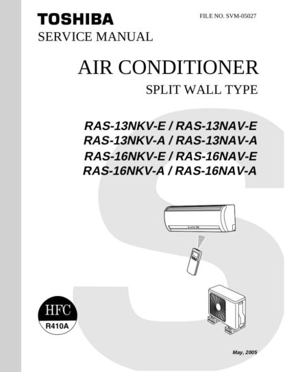 Toshiba Air Conditioner Service Manual 13