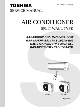 Toshiba Air Conditioner Service Manual 14