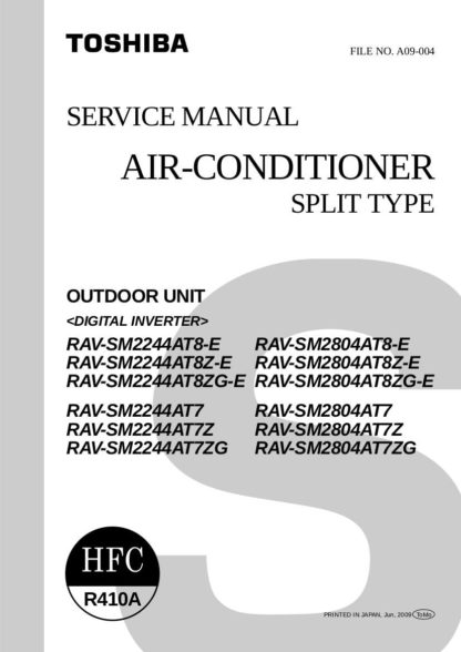 Toshiba Air Conditioner Service Manual 16