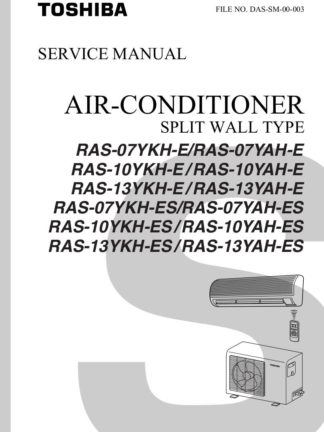Toshiba Air Conditioner Service Manual 21
