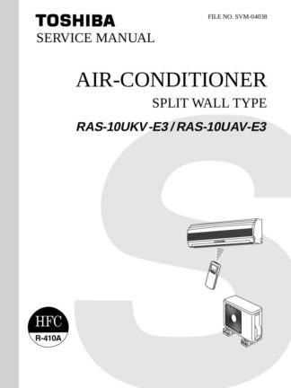 Toshiba Air Conditioner Service Manual 23