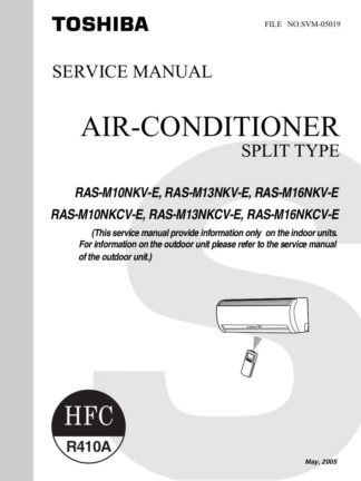 Toshiba Air Conditioner Service Manual 28