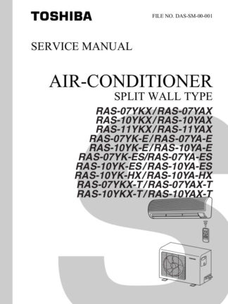 Toshiba Air Conditioner Service Manual 31