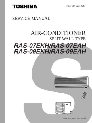 Toshiba Air Conditioner Service Manual 32