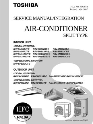Toshiba Air Conditioner Service Manual 36