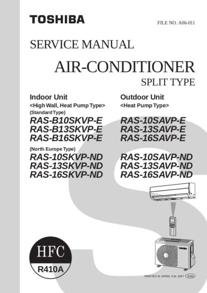 Toshiba Air Conditioner Service Manual 40