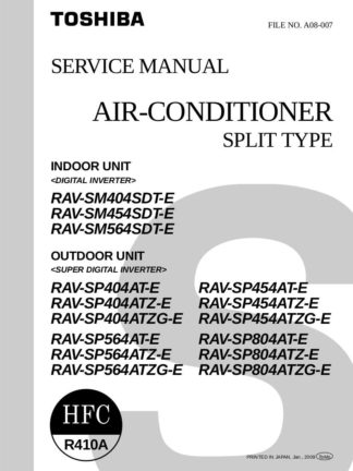 Toshiba Air Conditioner Service Manual 41