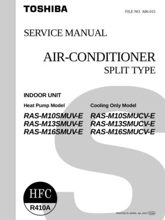Toshiba Air Conditioner Service Manual 42