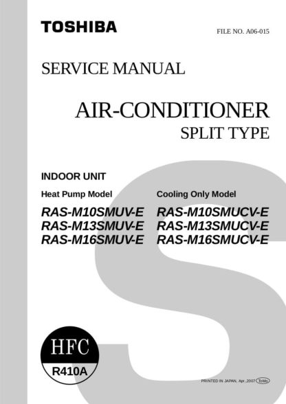 Toshiba Air Conditioner Service Manual 42