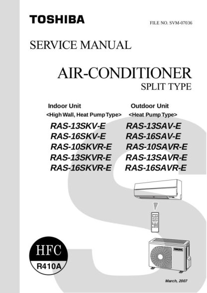 Toshiba Air Conditioner Service Manual 45