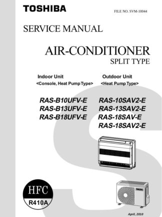 Toshiba Air Conditioner Service Manual 48