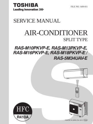 Toshiba Air Conditioner Service Manual 50