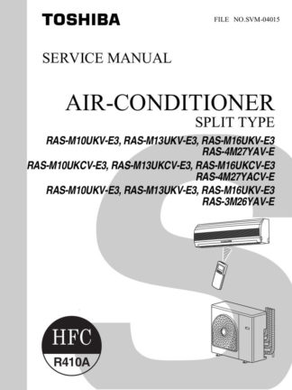 Toshiba Air Conditioner Service Manual 51