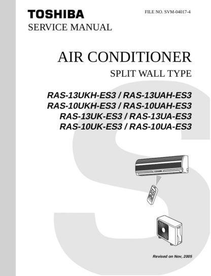 Toshiba Air Conditioner Service Manual 54
