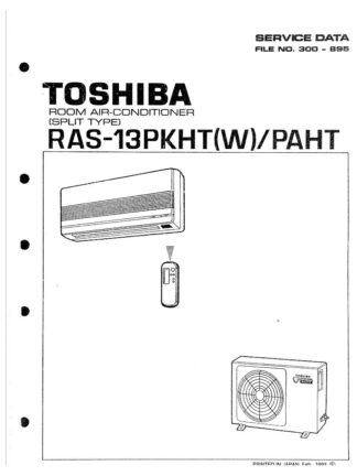Toshiba Air Conditioner Service Manual 65