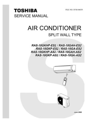 Toshiba Air Conditioner Service Manual 67
