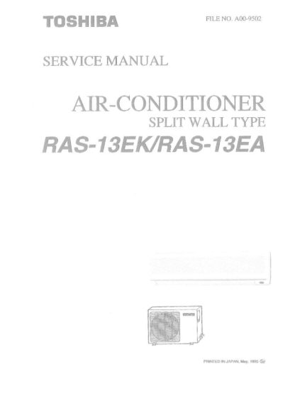 Toshiba Air Conditioner Service Manual 69