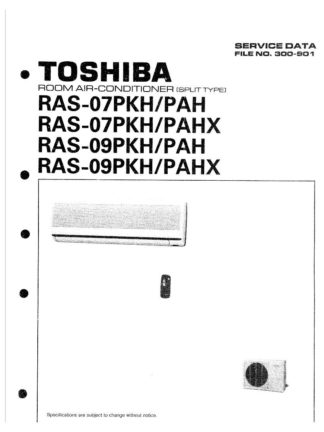 Toshiba Air Conditioner Service Manual 71