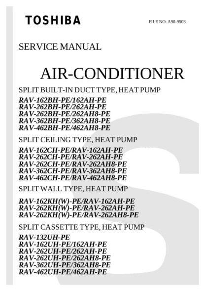 Toshiba Air Conditioner Service Manual 75