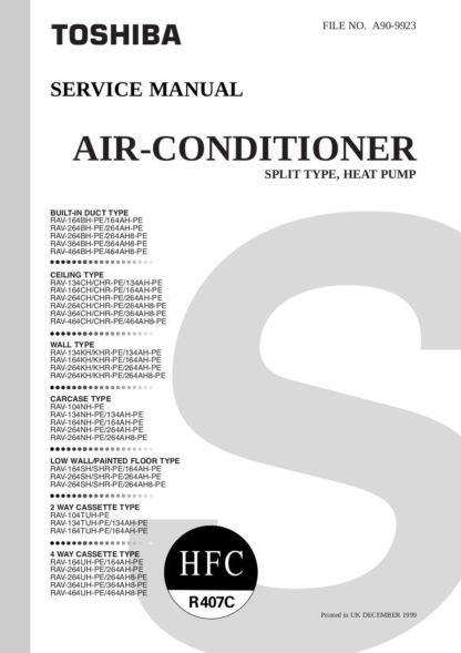 Toshiba Air Conditioner Service Manual 81