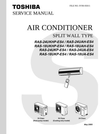 Toshiba Air Conditioner Service Manual 88