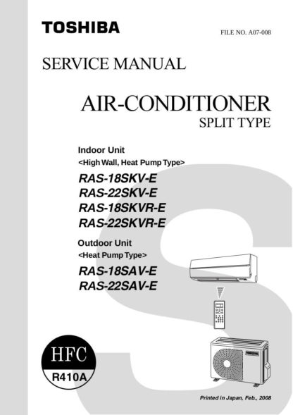 Toshiba Air Conditioner Service Manual 90