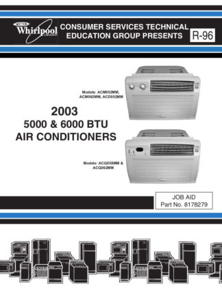 Whirlpool Air Conditioner Service Manual 05