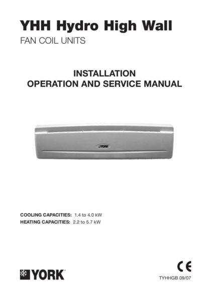 York Air Conditioner Service Manual 01
