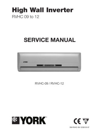 York Air Conditioner Service Manual 04